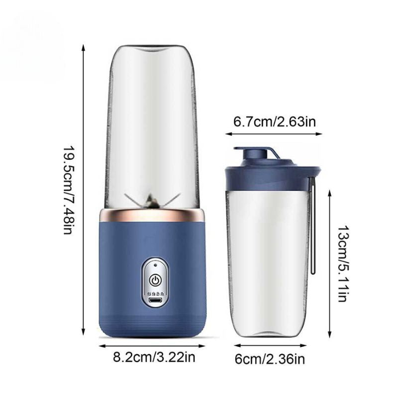 Liquidificador Portátil Mixer com Coqueteleira -Acasa