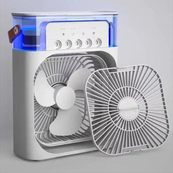 Ventilador com Umidificador de Ar Portátil  Acasa  🧊