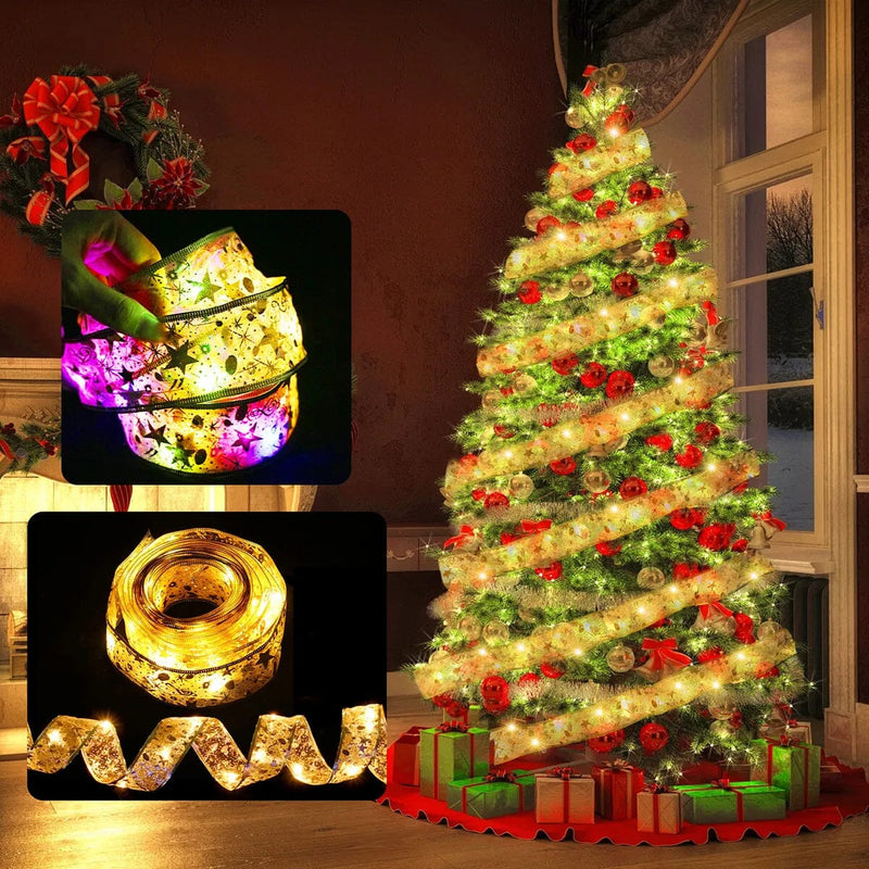 Fita de Natal Aramada com LED