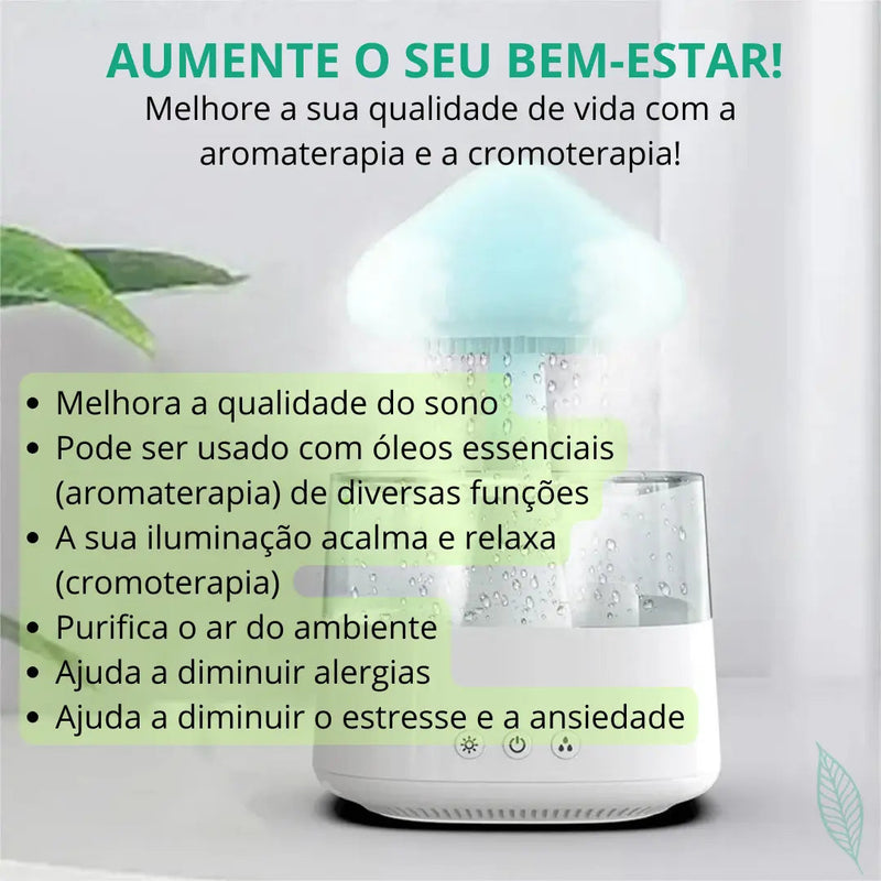 Difusor e Umidificador de Ambientes Ultrassônico -Acasa